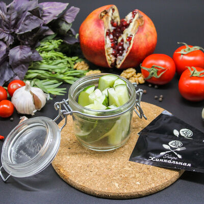 Малосольные огурцы в Кафе Хинкальная по цене 220 ₽