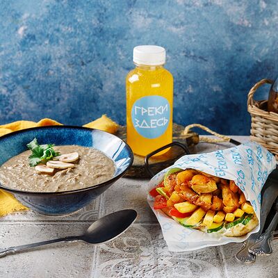 Греческий Ланч в Греки Здесь по цене 550