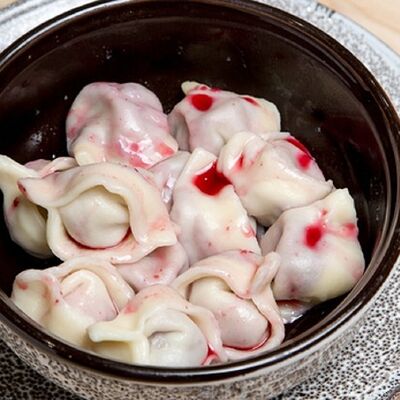 Вареники Антон Палыч со сметаной в Хлебное ухо по цене 420 ₽