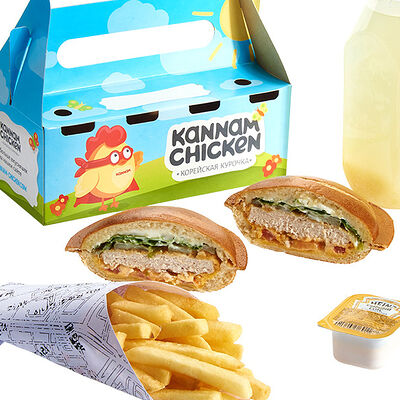 Кидс комбо Уфо и Фри в Kannam Chicken по цене 659 ₽