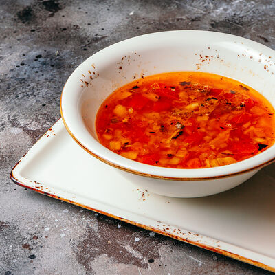 Большая тарелка шурпы в Torro Grill по цене 850 ₽