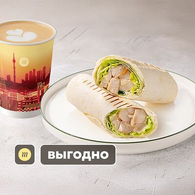 Ролл и напиток на выбор в Шоколадница по цене 650 ₽