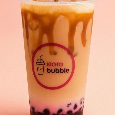 Латте-малина в Kiotobubble по цене 500 ₽