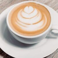 Флэт Уайт в Jeffrey's Coffeeshop