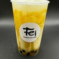 Персиковый молочный чай Большой в Bubble tea cafe Fei