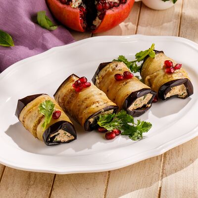 Рулеты из жареных баклажанов по-мегрельски в Хочу харчо по цене 790 ₽