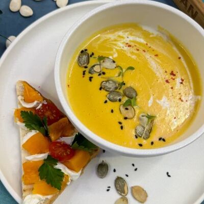 Крем-суп тыквенный в ШУМАН по цене 470 ₽