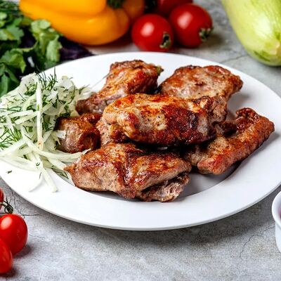 Шашлык из свиной шеи в Шашлычная 1 по цене 550 ₽