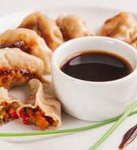 Гедза с креветками в Олимпик