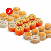 Сет Огонь со спайси соусом в MYBOX