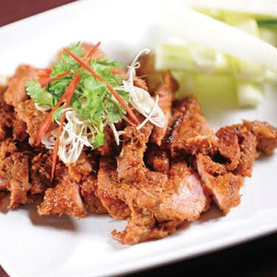 В69 Баранина с тмином 孜兰羊肉 в Charlie tea по цене 1020 ₽