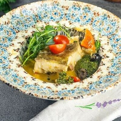 Треска на овощной подушке в Щепка по цене 870 ₽