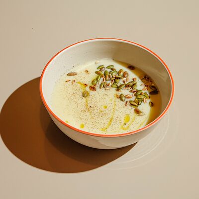 Крем-суп из сельдерея с песто в Italiani по цене 456 ₽