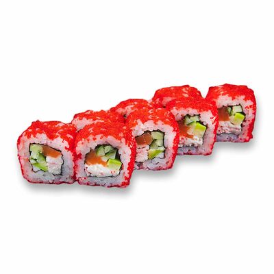 Ролл Калифорния с лососем в Йоги Суши по цене 419 ₽