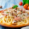 Паста с цыпленком и грибами в От шефа по цене 480