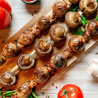 Картофель на мангале с курдюком в Бурум по цене 260 ₽