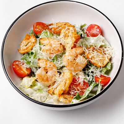 Салат Цезарь с креветкой в Пицца и Паста по цене 539 ₽