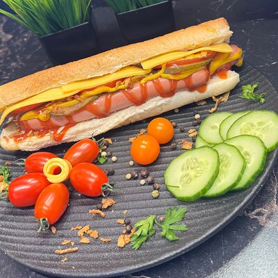 Сырный Bro XXLв HOT DOG BRO по цене 450 ₽