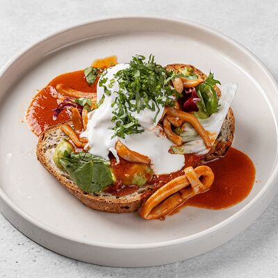 Тартин с кальмаром в New normal по цене 850 ₽