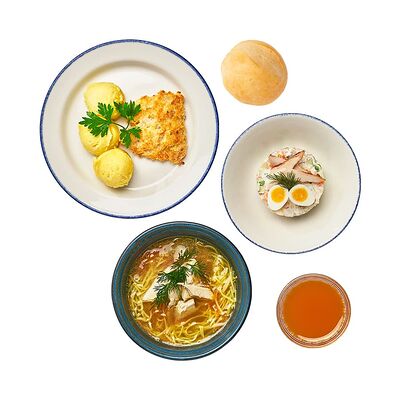 Мега ланч №2 в Ёрш по цене 680