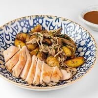 Куриная грудка с картофелем и грибамив Bellaciao