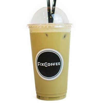 Айс-латте на растительном молоке в Fixcoffee по цене 399 ₽