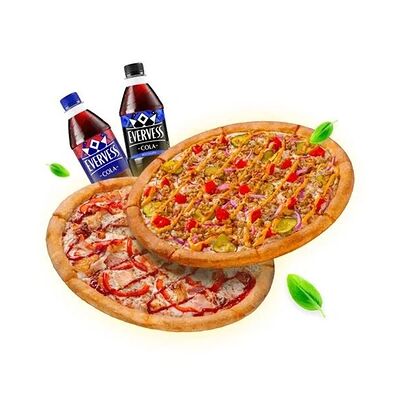 Пицца-комбо Дуэль Вкусов в Ташир Пицца по цене 2249 ₽