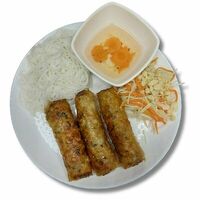 Рисовая вермишель с блинами Бун Нэм в Pho Bo Ханой