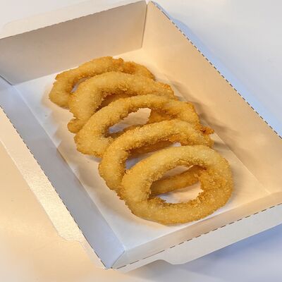 Пять колец кальмара в панировке в Рент кафе по цене 480 ₽