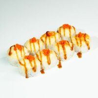 Запеченный ролл с сыром и креветкойв ЁБИСАН