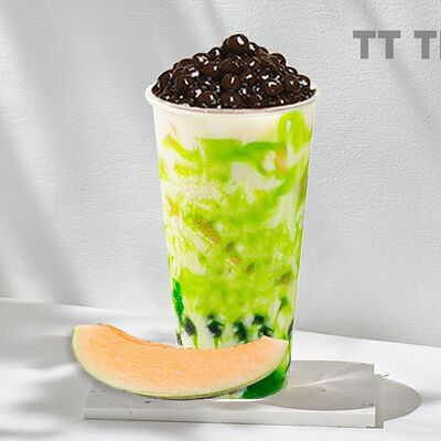 Дыня с молоком и тапиока в Tt tea bubble tea по цене 499 ₽