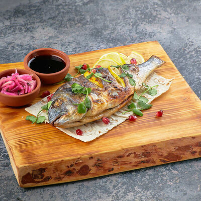 Дорадо на мангале в Ели-Пили по цене 1485 ₽