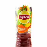 Холодный черный чай Lipton с персиком в О, Пончики