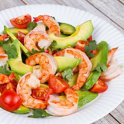 Салат с морепродуктами в Бакинский Chef по цене 735 ₽