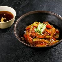 Кайсен дон с овощами в Ginza Small