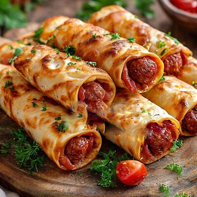 Хот-дог в лаваше в Рай вкуса по цене 270 ₽