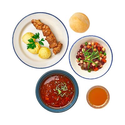 Мега ланч №1 в Ёрш по цене 680