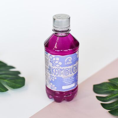 Комбуча Lava на зеленом чае (Лемонграсс, лаванда, цветы клитории) в Pokemania по цене 279 ₽