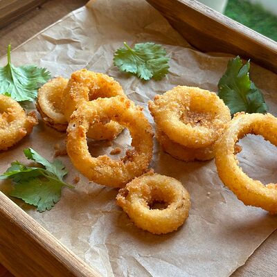 Кальмар в темпуре в Хинкали от Гуся по цене 320 ₽