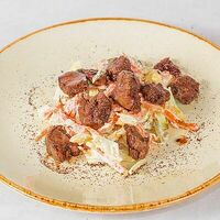 Салат с куриной печенью lite в Луиджи & Тосё