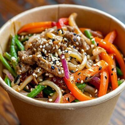 Удон со свининой в ПиЦЦунда Море начинки по цене 400 ₽