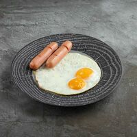 Яичница с сосисками в Buffet