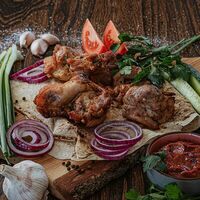Шашлык из куриного бедра в Пекарня №1