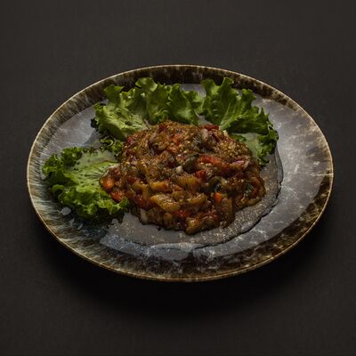 Теплый салат с запеченными овощами в Шашлычный дворик по цене 420 ₽