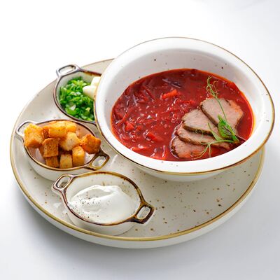 Борщ классический в Rabbit по цене 2890 ₸