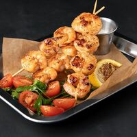 Креветки гриль в Gellert Bar