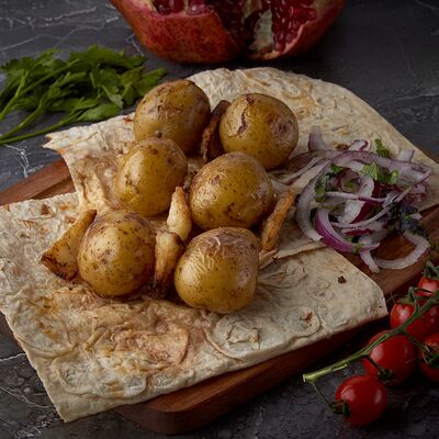 Картошка с курдюком в Горячий мангал по цене 210 ₽