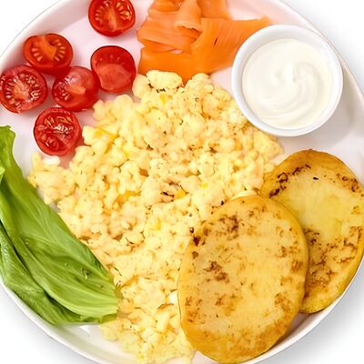 Хашбраун и скрембл в Тепло по цене 878 ₽