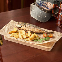 Дорадо горячего копчения с картофелем по-деревенски в Ресторан-пивоварня Бартон