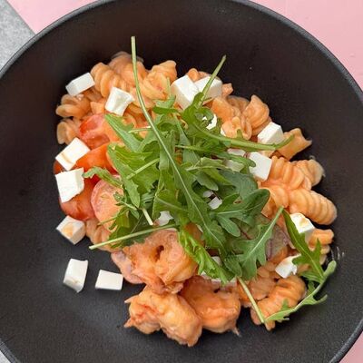 Фузилли с креветками в SunSet по цене 650 ₽